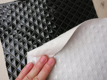 经典高光亮面大钻石纹收纳盒皮具包袋相册菜谱封面人造仿皮面料