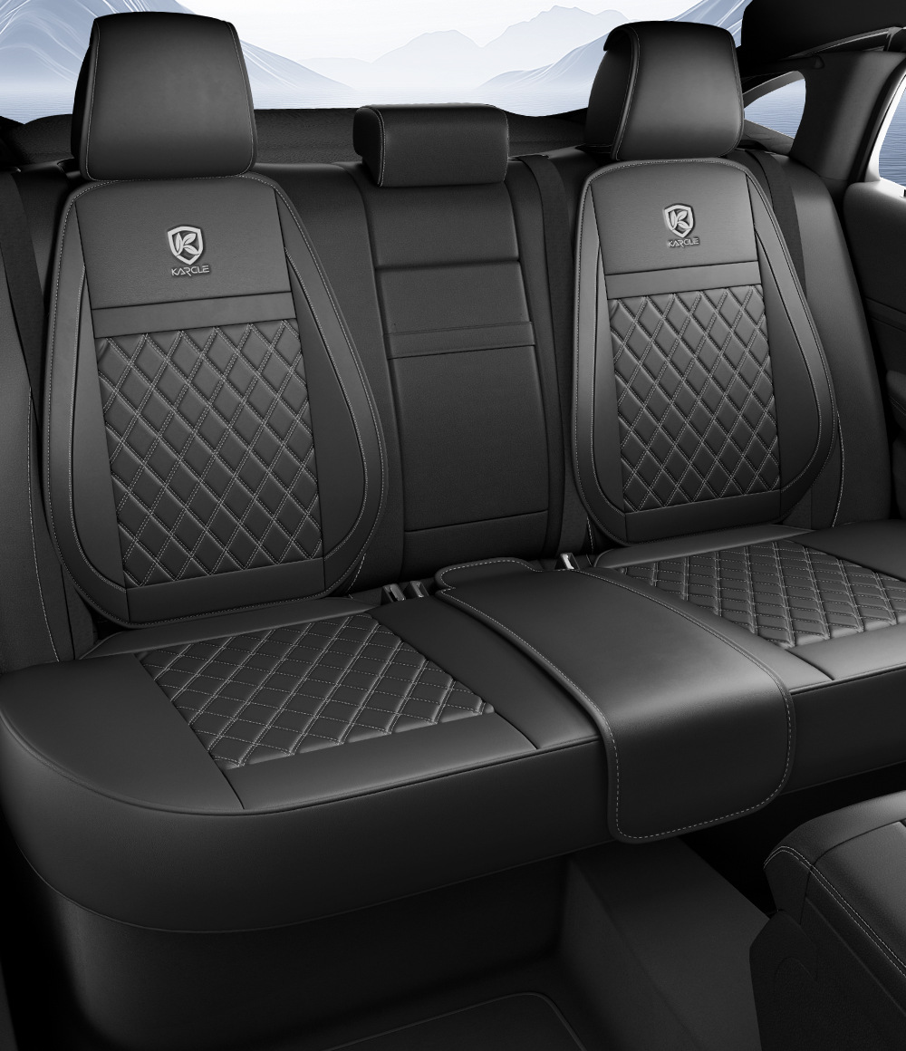Car Cushion Four Seasons Universal Five-seat Cushion Front Main Driving Cushion Leather Seat Cover Half-bag Breathable Seat Cushion
