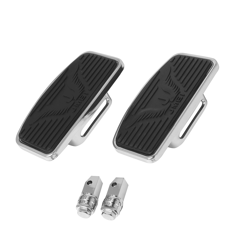 Motorcycle accessories: Universal front and rear footrests for the Honda CB300R, suitable for modification