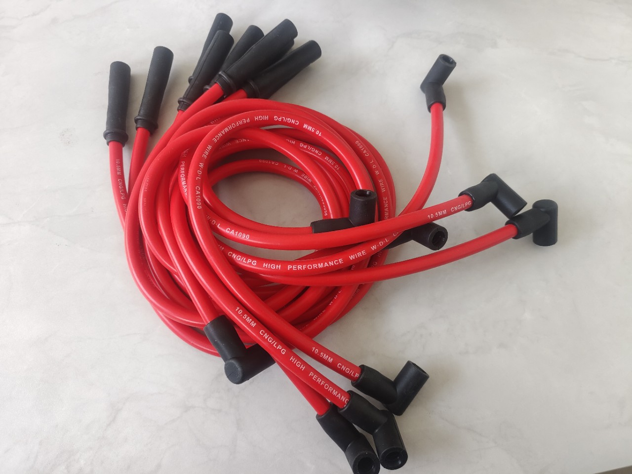 10.5mm high quality spark plug wire set for HEISBCBBC 350 383 454 electronic C66