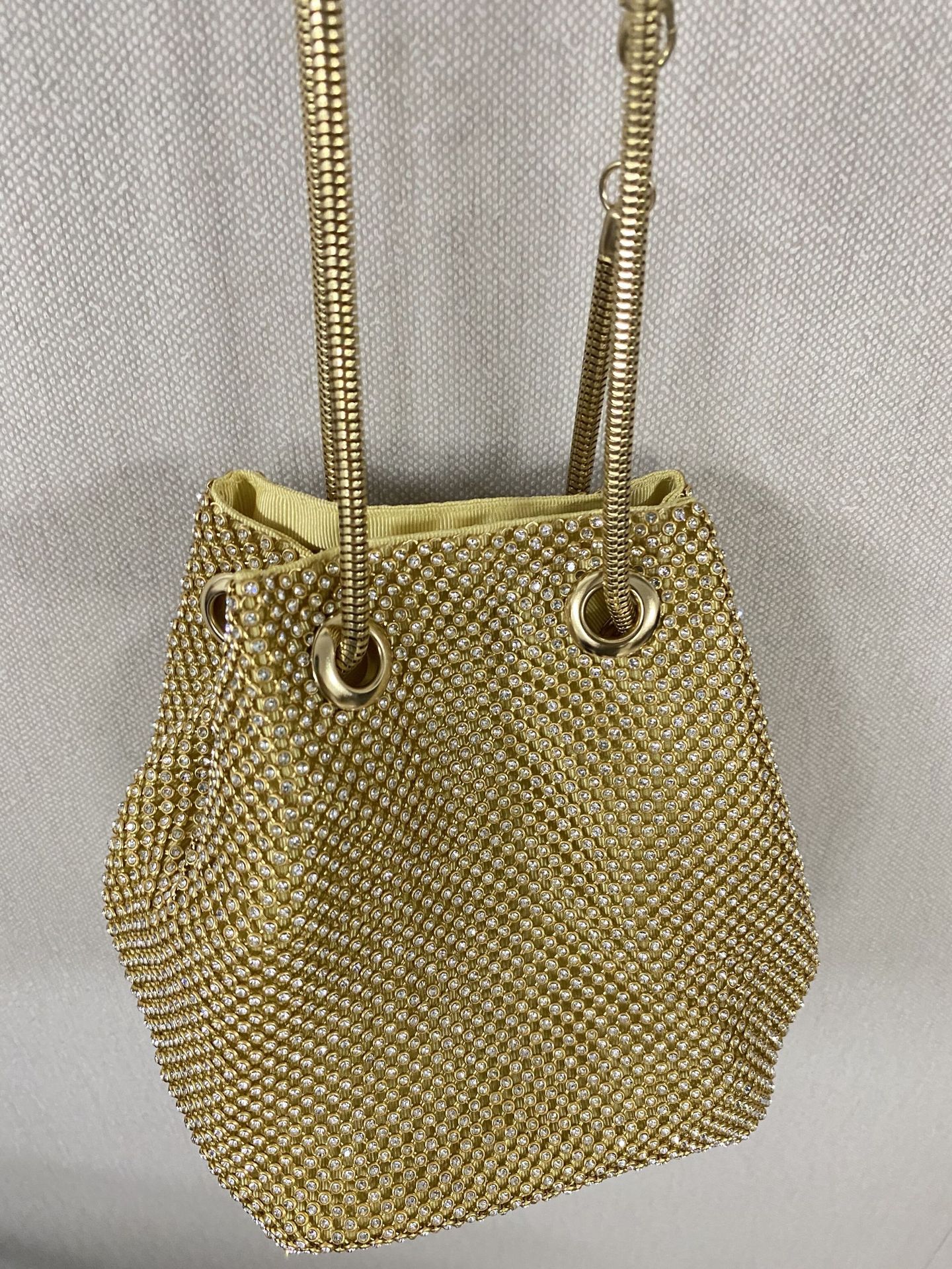 Cross-Border New Fashion Bucket Bag, Rhinestone Evening Clutch For Banquets And Formal Dresses, Trendy Women's Handheld Evening Bag - Thumbnail 8
