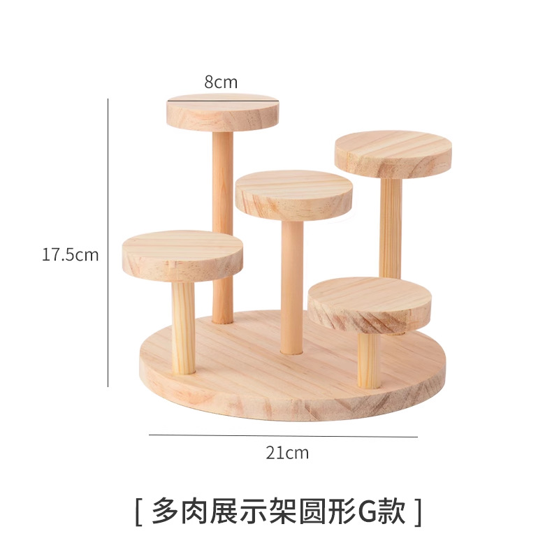 즙이 많은 디스플레이 스탠드 라운드-G 스타일