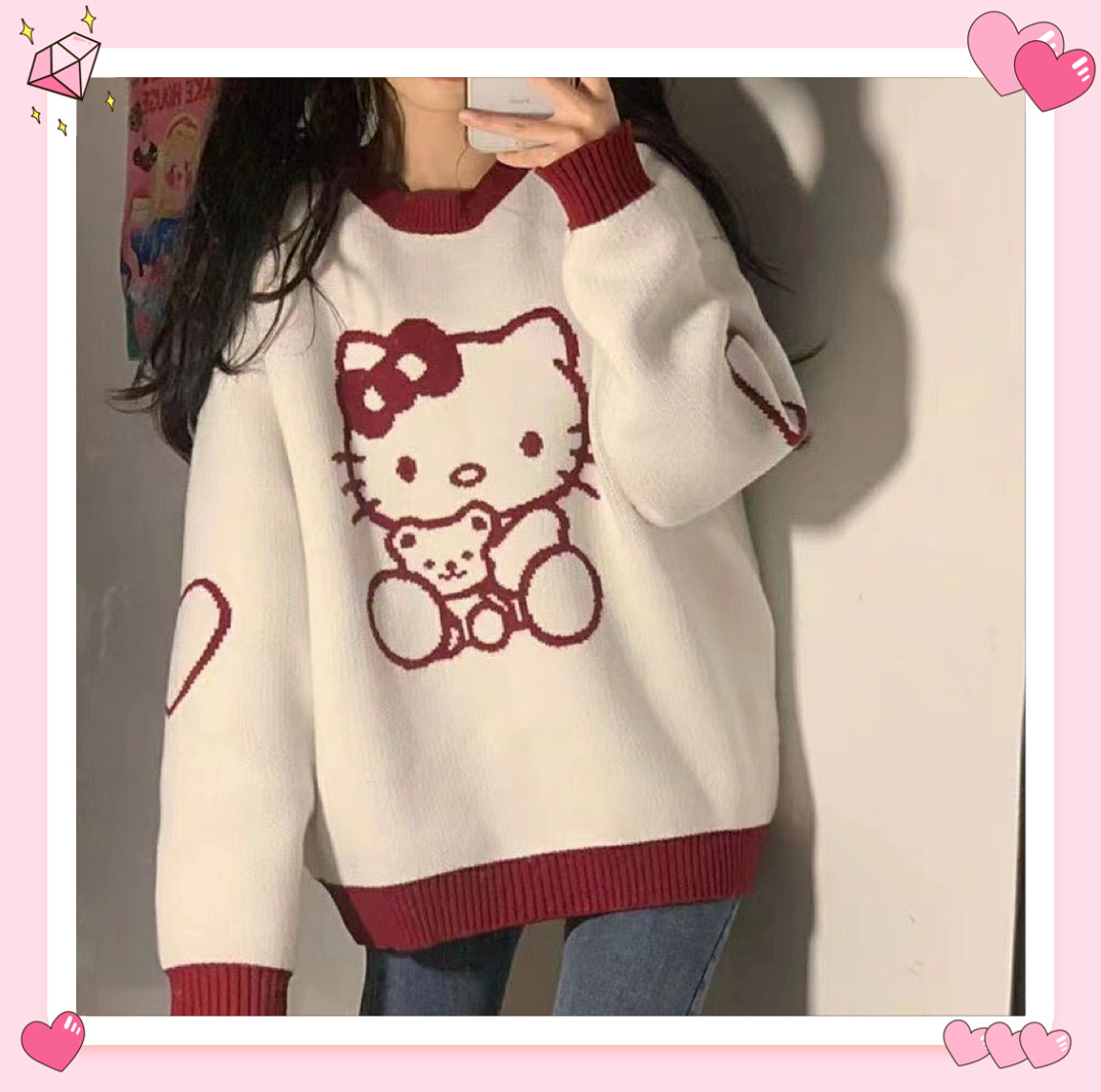 Cute Cartoon Sweater Image 5