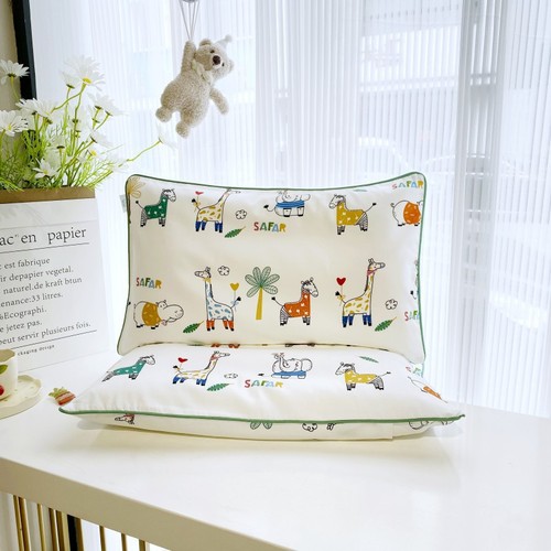 Long Staple Cotton Children's Pillowcase Kindergarten Baby Cotton Pillowcase Cartoon Pillowcase Adult Cotton Pillowcase Wholesale