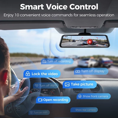 Azdome Driving Recorder Front and Driving recorder