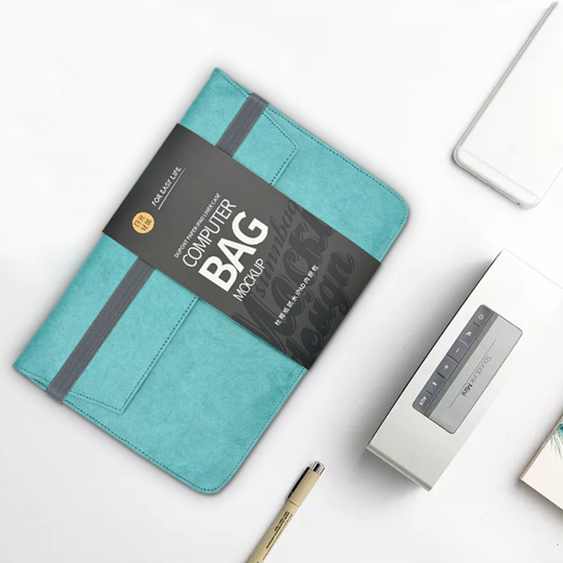 Dupont Paper Laptop Bag Waterproof and Wear-Resistant Clamshell Clutch Bag Tablet Computer Sleeve Lightweight