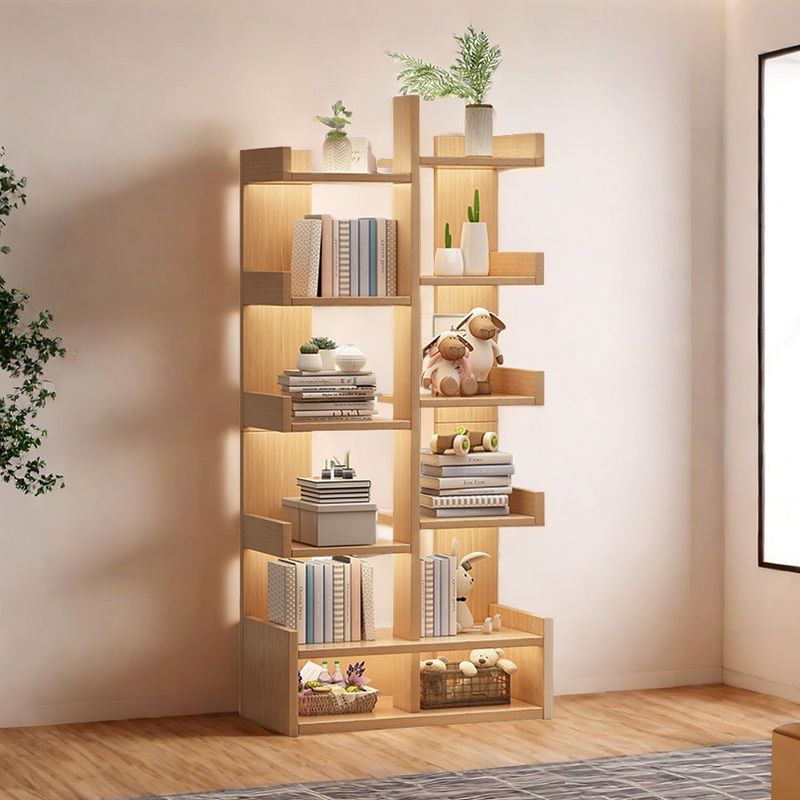 Simple Bookshelf Floor-Standing Storage Rack Living Room Integrated Wall Cabinet Storage Cabinet Home Storage Rack Office Bookcase