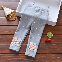 2022 New Girl Baby Leggings Spring and Autumn Style Baby Trendy Children's Outerwear Thin Children's Pants