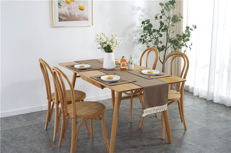 Tovaglia/runner da tavola rettangolare impermeabile, moderna e minimalista, tinta unita, in poliestere con nappe, direttamente da_voghion.com