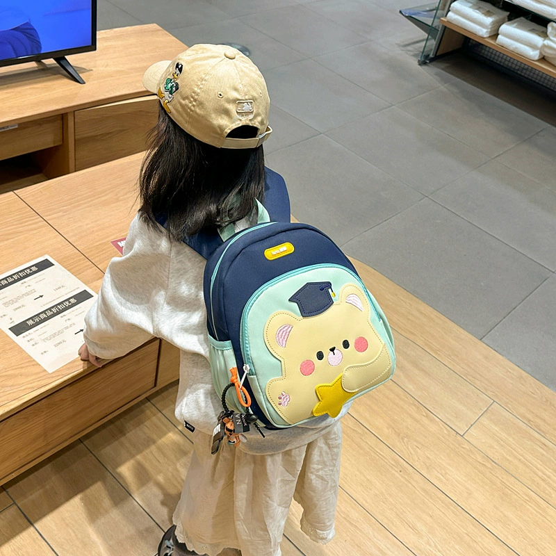 School bag girl's for early age, high quality cartoon water repellent backpack lightweight