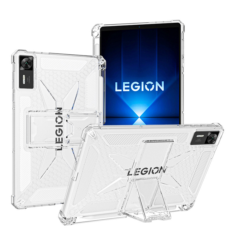 Suitable for Lenovo Y700 Fourth Generation Protective Case 8.8inch 2025 with Stand, Pen Slot, Heat Dissipation and Anti-Fall Transparent Case