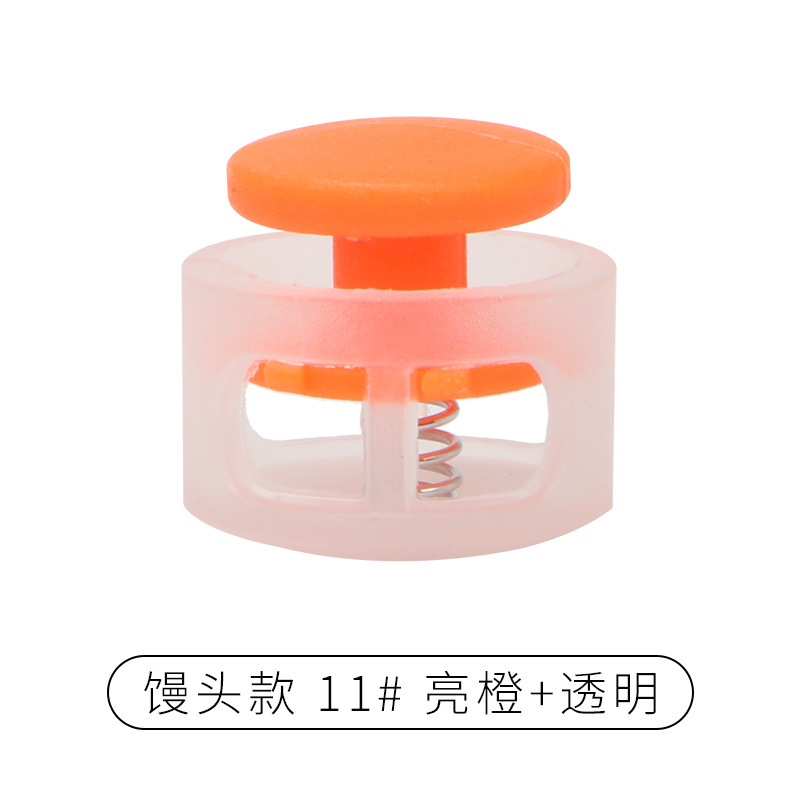 Rebecca primavera hebilla de plástico solo agujero ajuste botón campana tapa doble agujero hebilla de cuerda redonda negro cerdo hebilla de la nariz