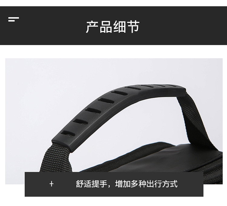New horizontal multi-functional nylon bag for men, sporty and casual small bag, single-shoulder crossbody handbag, men's cross-border bag undefined