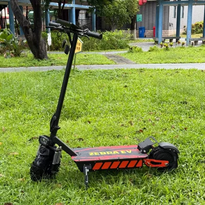 11 inch off-road high-speed dual-drive electric scooter foldable driving scooter electric scooter (Qatlanan elektrik skuterlər) - youth-edition-orange-48v104ah-dual-drive-1200w2speed-60-range-35-45-kilometers