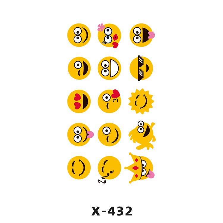 Arco de flor pequeña pegatinas de tatuaje fresco 3D dibujos animados transfronterizo Henna rosa impermeable texto en inglés pegatinas de tatuaje