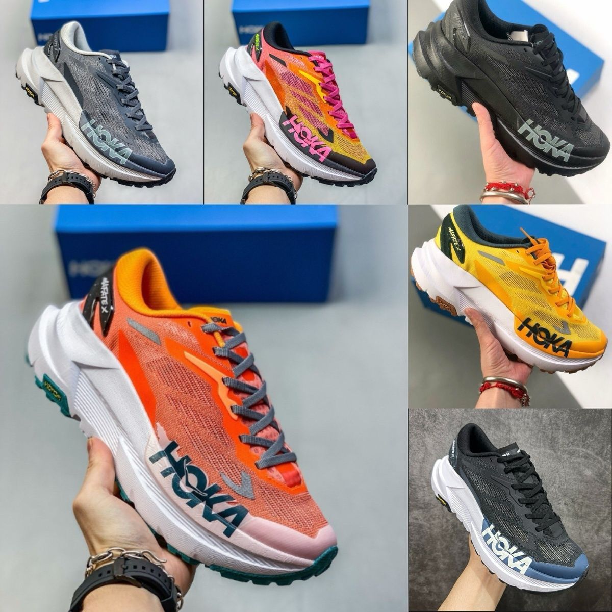 Hoka Mafate X idman ayaqqabısı kişi və qadın üçün