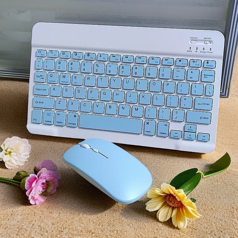 Factory Customized Bluetooth Wireless Keyboard Suitable for Apple iPad Huawei Matepad Tablet Bass Mini