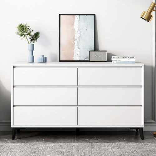 Drawer cabinet Italian light luxury storage cabinet household storage cabinet living room floor-standing wall-mounted chest of drawers with feet storage cabinet bookcase