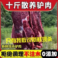 驴肉顺丰新鲜冷冻生鲜去皮农家散养毛驴肉商用包邮混批跨境