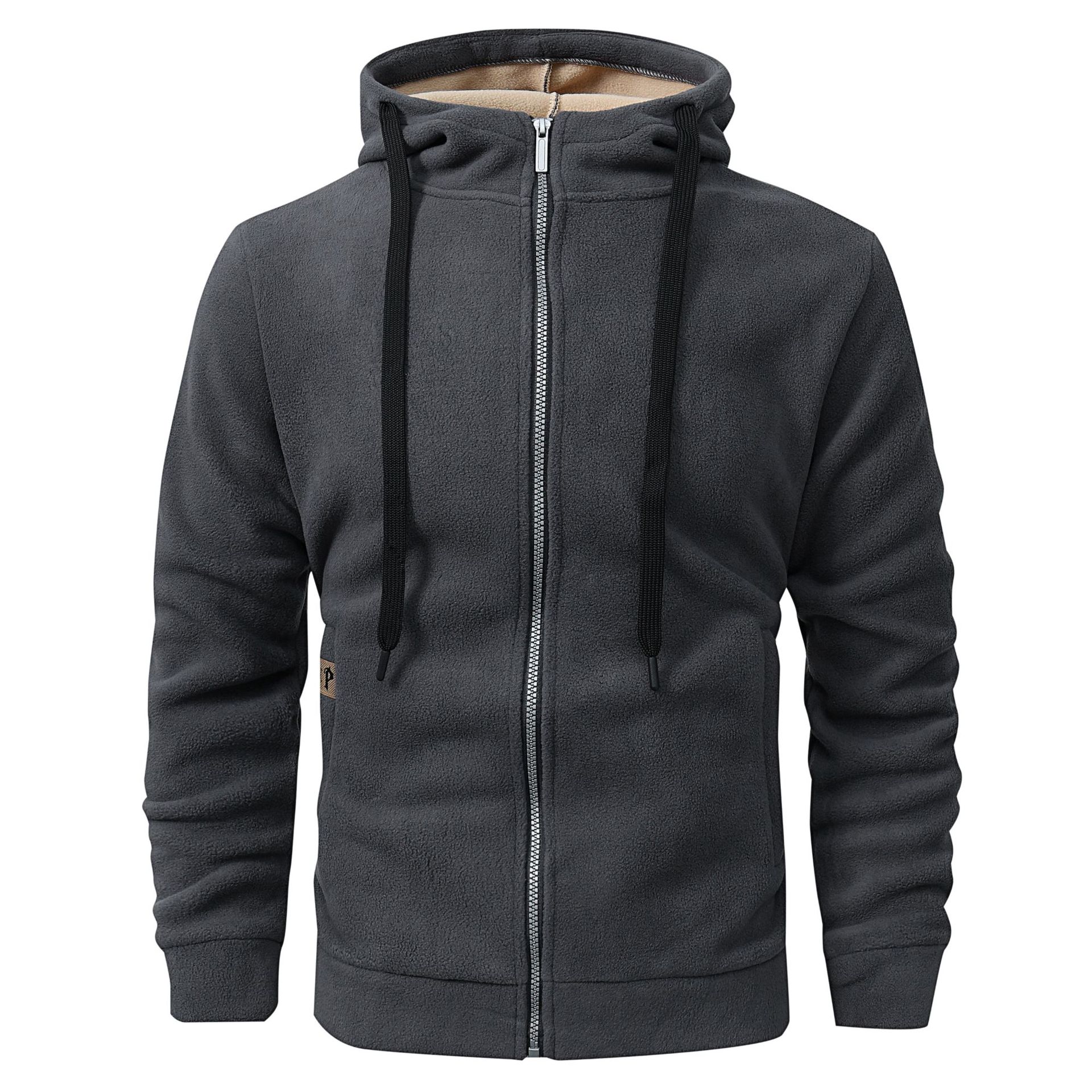 Veste polaire populaire européenne et américaine, pull à capuche pour homme, vêtements de baseball, courses de locomotives, course à pied en extérieur, escalade en montagne_voghion.com