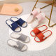Linen Slippers Linen Home Soft Sole Casual Breathable Sweat-Absorbent Spring and Summer All Year Round Men's Cotton and Linen Slippers Non-Slip Indoor