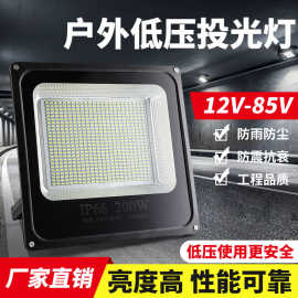 LED低压投光灯12V-85V通用户外防水射灯工程探照灯工地电瓶车夜钓