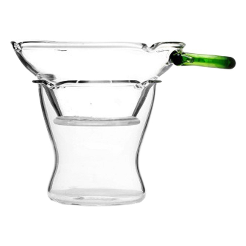 Fábrica al por mayor tetera de vidrio borosilicato colador de té resistente al calor vidrio Kung Fu juego de té ceremonia del té accesorios colador de té