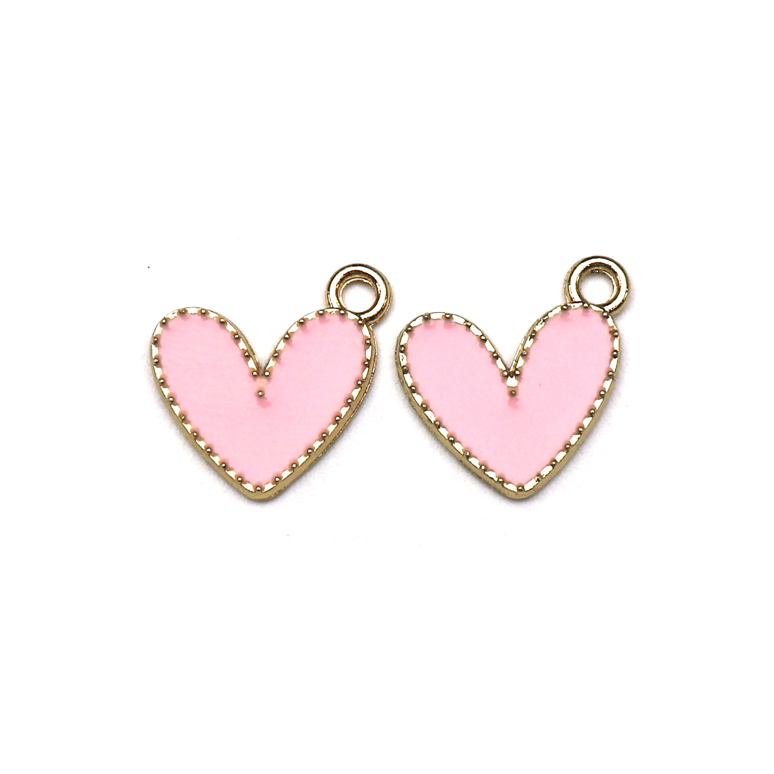 diy ornament accessories alloy dripping accessories small love heart small peach heart earrings necklace bracelet keychain accessories