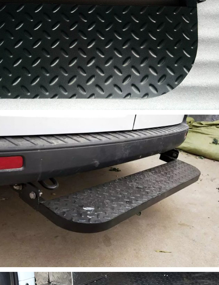 Ford's New Transit V362 Special Front and Rear Bumper Stainless Steel Rear Door Pedal Plus Frosted Black Model