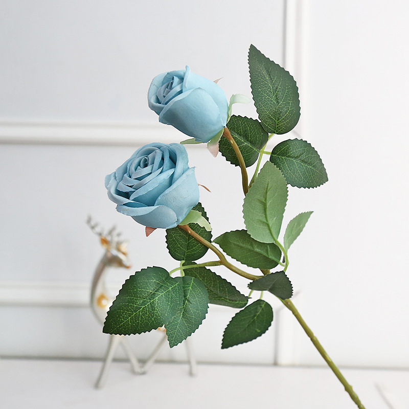 Doble cabeza rosa azul