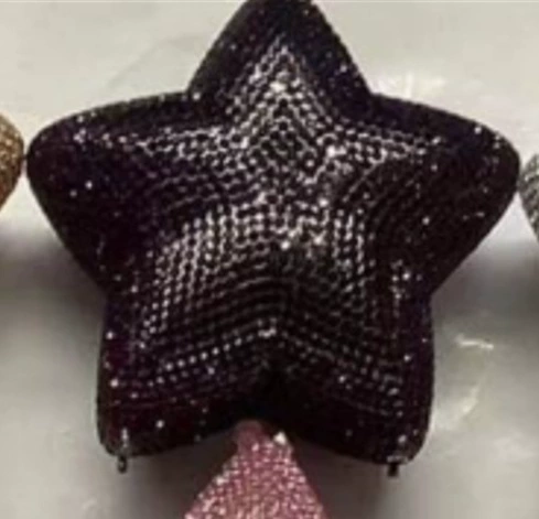 Строго отобранный новый набор Star Diamond Dinner Banquet Diamond Hand-Handed женская сумка клатч со стразами