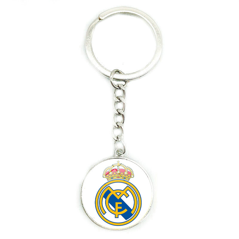 Serie A La Liga Bundesliga Premier League Ligue 1 Equipo de fútbol Emblema Tiempo Gema Llavero Colgante de coche Producción del equipo