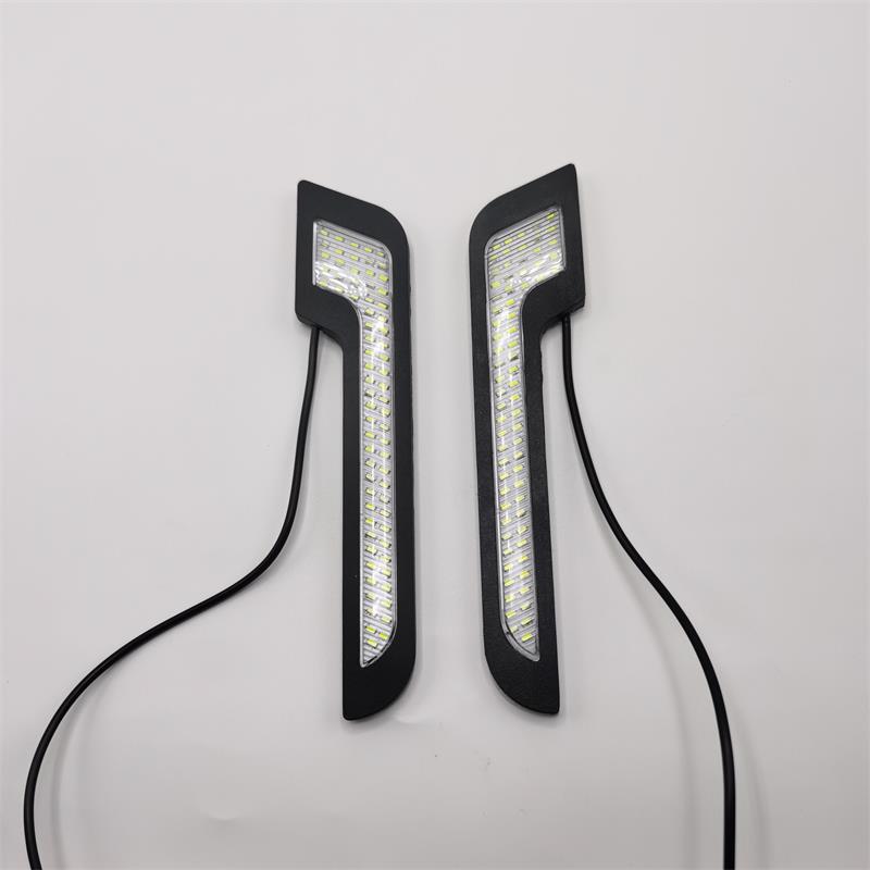 Car LED universal daytime running lights highlight waterproof 7-shaped daytime running lights modified Mercedes-Benz L-shaped lights decoration