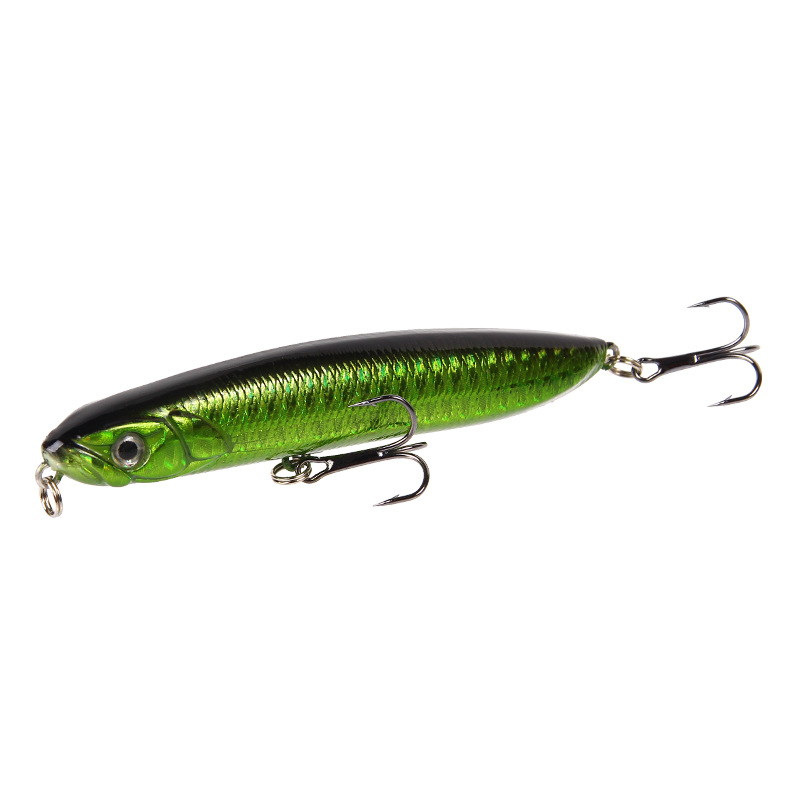 Floating Popper Fishing Lures 125mm 19g Hard Plastic Baits Fresh Water Bass Swimbait Tackle Gear