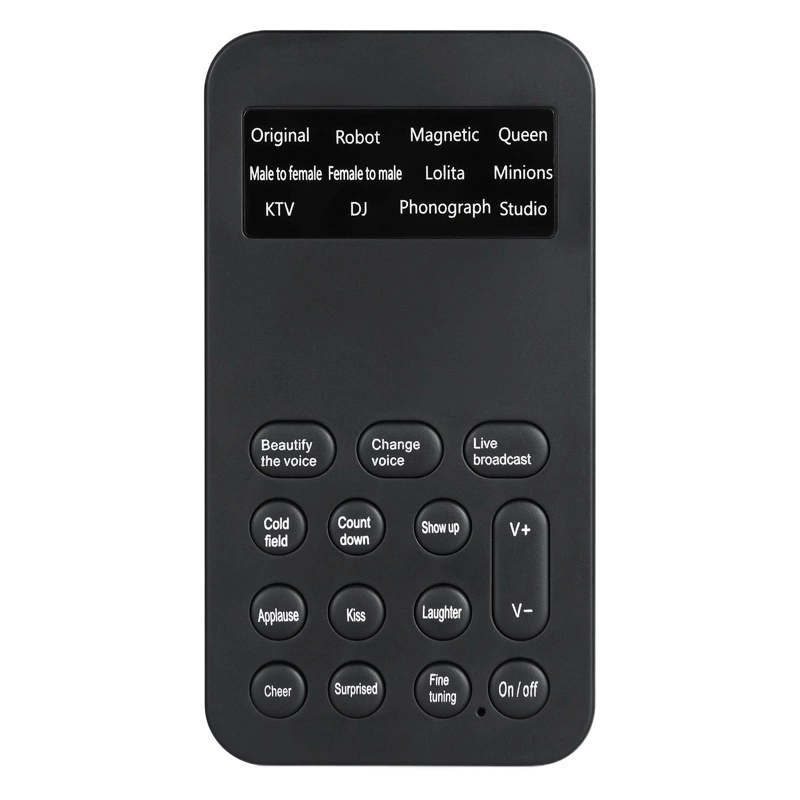 Трансграничный мобильный телефон Компьютерная звуковая карта Голосовой чейнджер Электронные соревнования Курица Еда Игра на открытом воздухе Встряхнуть Якорь K Запись песни Голосовой чейнджер