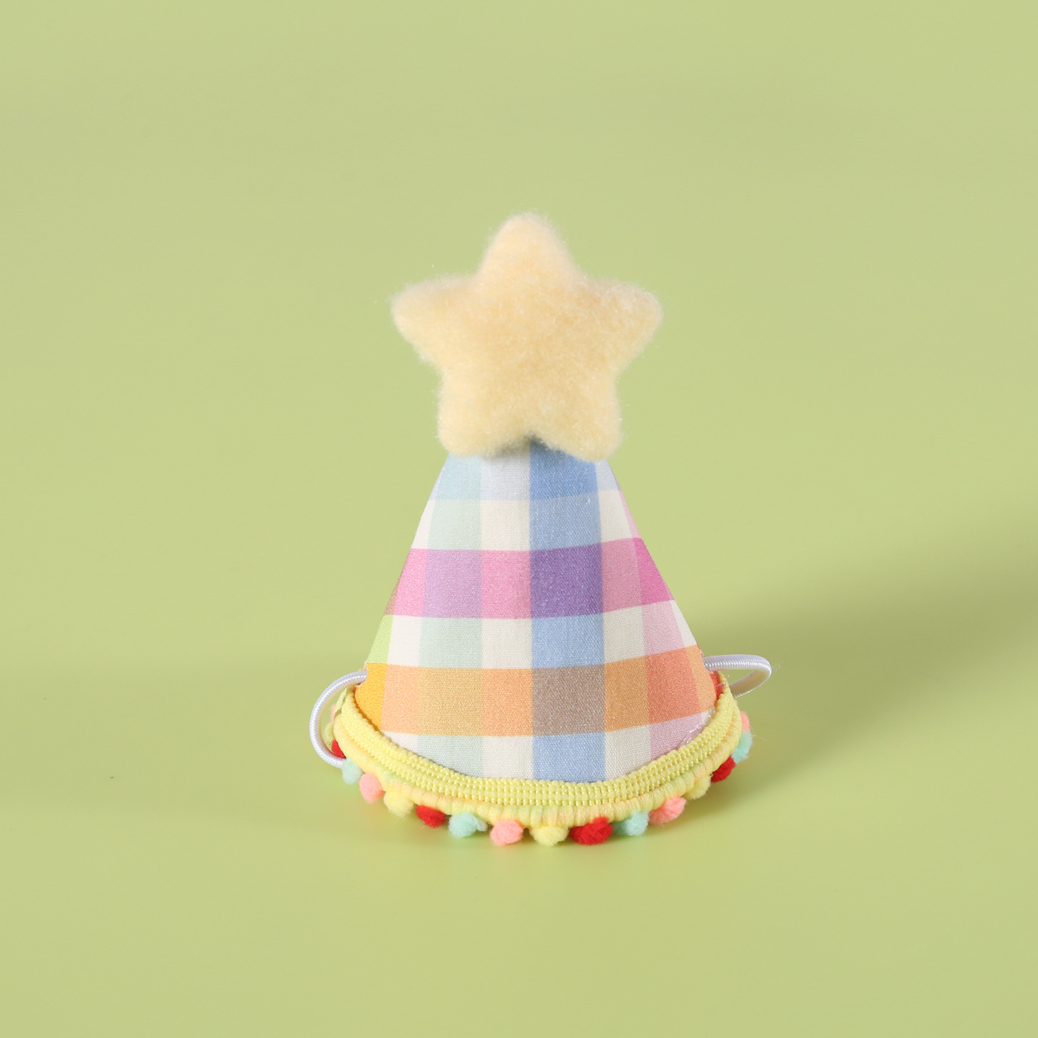 2025 set de cumpleaños de mascotas de bordos de cuadros de colores baudoles de encaje sombreros de pelota digitales perros y gatos pequeños y medianos