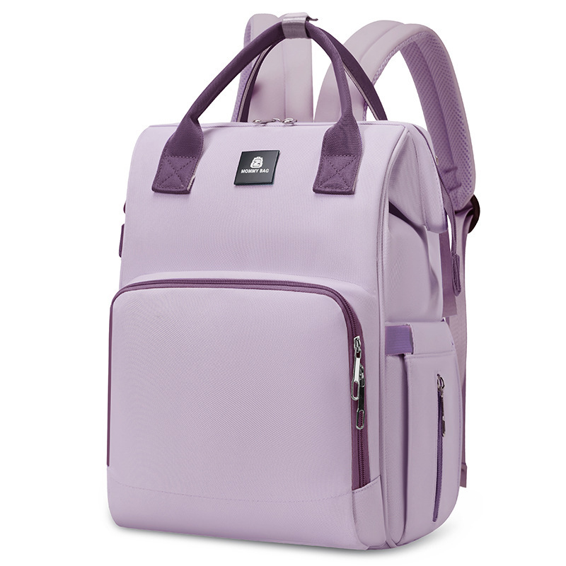 Mamá bolsa madre-bebé portable ligera bolsa de almacenamiento de bebés de gran capacidad multifuncional 2026 nueva mochila de hombro