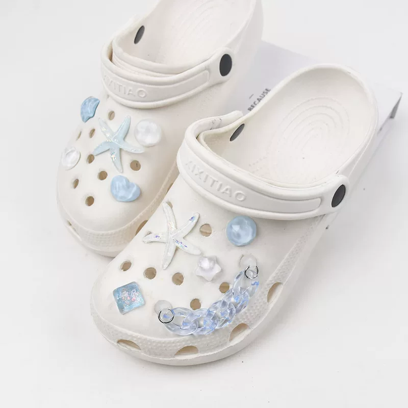 Transparent accessory, removable decorations, footwear buckle, DIY