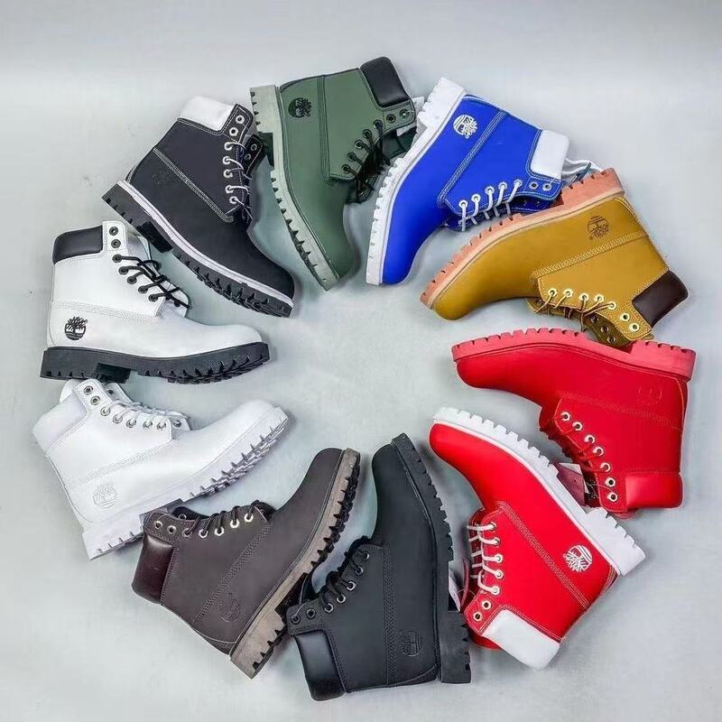 Cross-Border Exclusive Supply of Putian Shoes for Foreign Trade Couples, Large Size Timberland Boots, Camouflage Outdoor High-Top Yellow Boots for Men and Women
