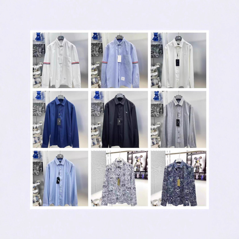 Donkey Brand Long Sleeve Shirt for Men 2025 New Spring and Autumn Korean Style Trendy Business Casual Oxford Fabric Shirt