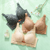 Кружевной тонкий бюстгальтер без косточек, сексуальный бюстгалтер, бюстгальтер пуш-ап, комфортное нижнее белье, большой размер