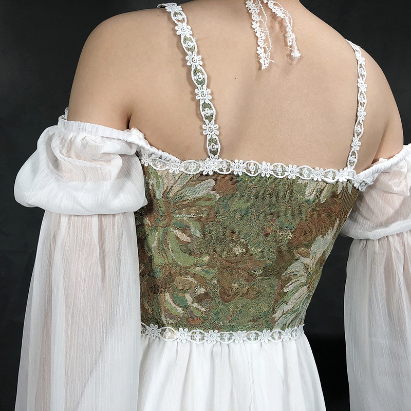 21738Light green corset PENNY