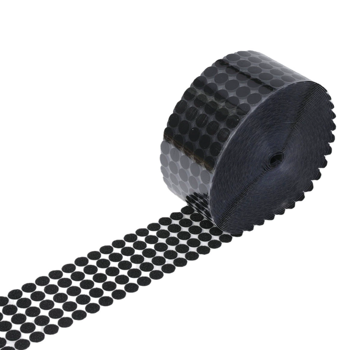 Самоклеящиеся двусторонние круглые кнопки-липучки с клеем для детского сада, прозрачные, 3 м, тип самоклеящийся