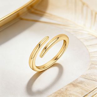 �¿����n���Ժ��s��Ȧ�����ָ�24K��ɫ���_��ָ�h���Ʒ���l