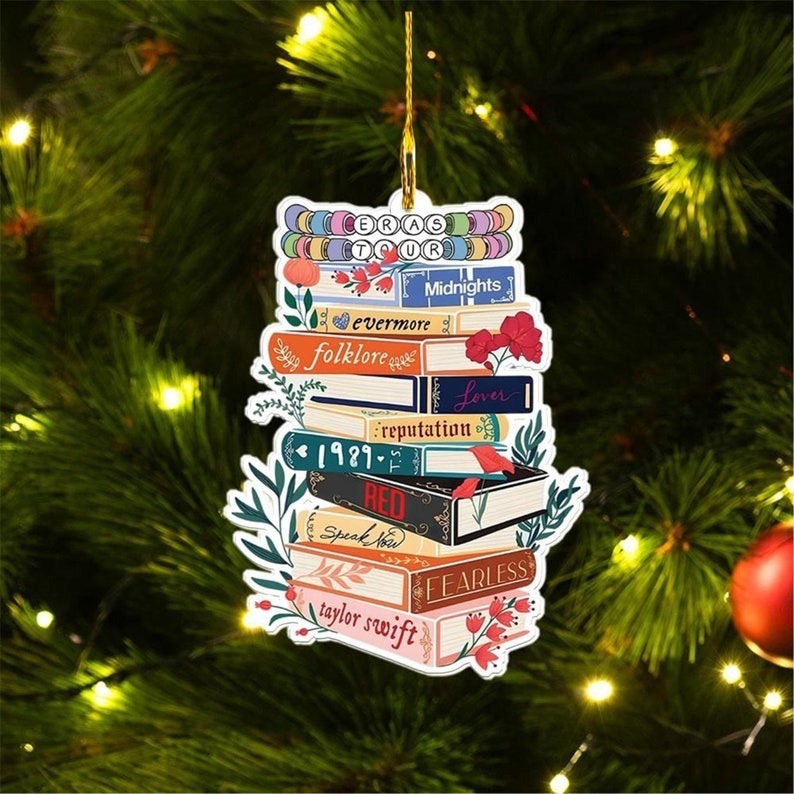 国境を越えた新しいBookクリスマスツリーOrnamentストラップアクリル装飾品ストラップ|undefined