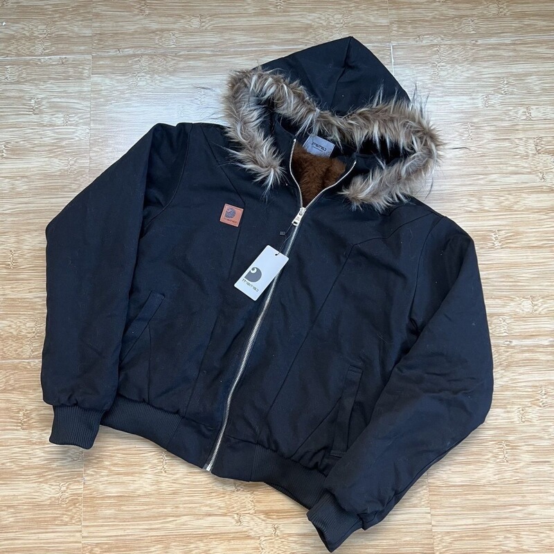 Cross-Border New Product: Kaha Winter Silver Fox Multi-Form Deconstructed Detachable Hooded Mountain Lion Jacket, Standard Model for Men and Women