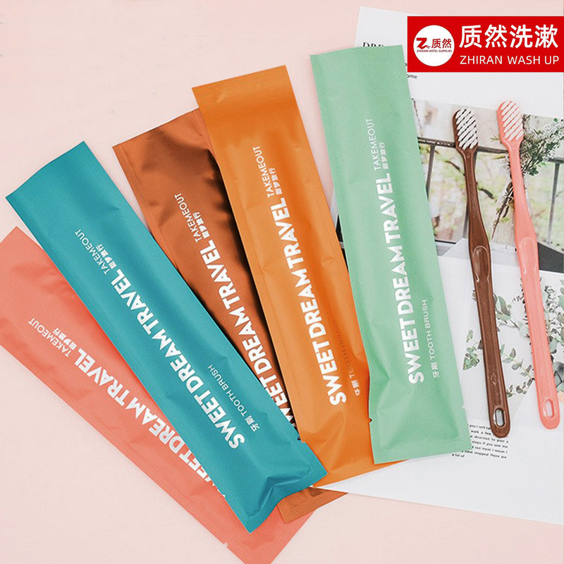 Disposable Toothbrush with Toothpaste, Soft Bristles, Hotel, Guesthouse, Travel, Simple Wholesale, Household Guest Toiletries