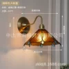 Coffee tent, brass sconce