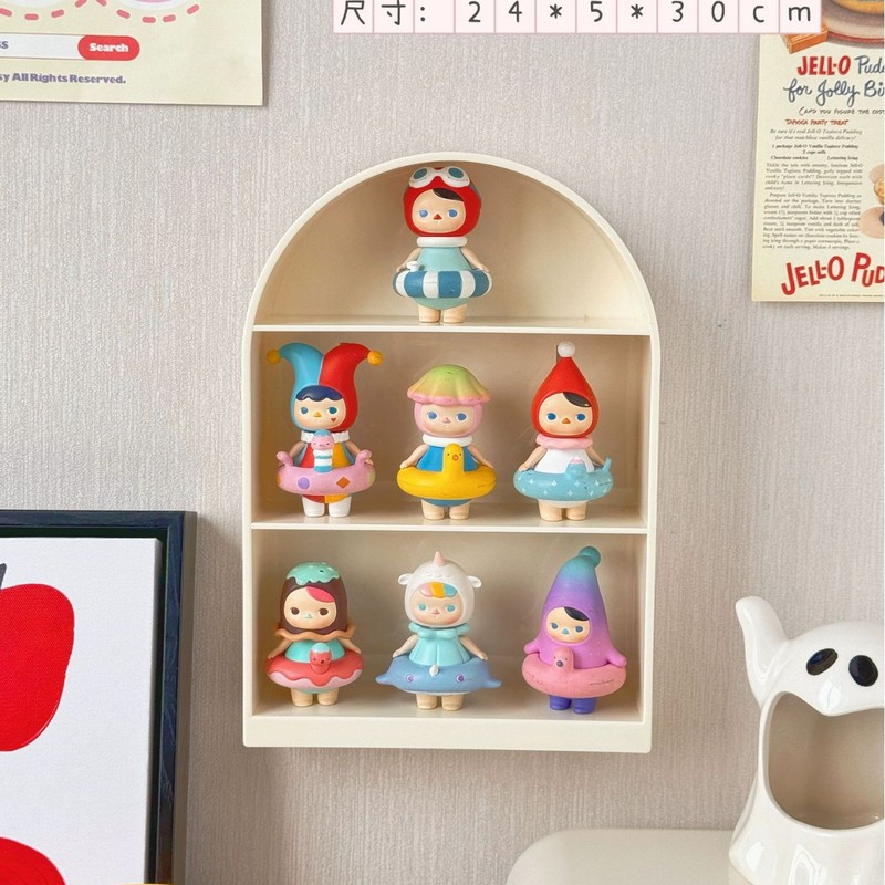 ドーパミンブラインド展示棚収納壁掛け穴なし手作りバブルマット人形置物展示棚|undefined