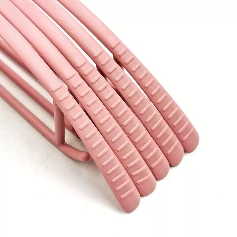 Percha de ropa antideslizante semicírculo sin costuras anti-bolsa percha de ropa de color nórdico engrosada percha de ropa de plástico percha de ropa sin costura soporte de ropa